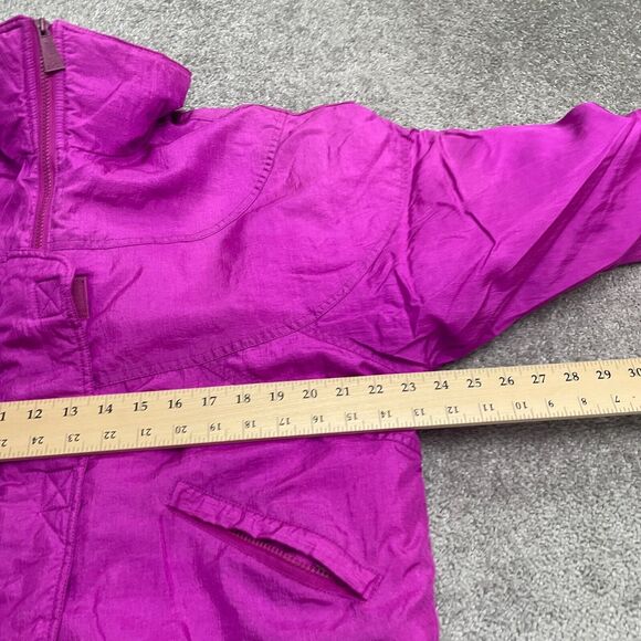 Downhill Racer Thermoloft Vintage 90's 80's Jacket Womens Medium Purple Retro - Picture 9 of 11